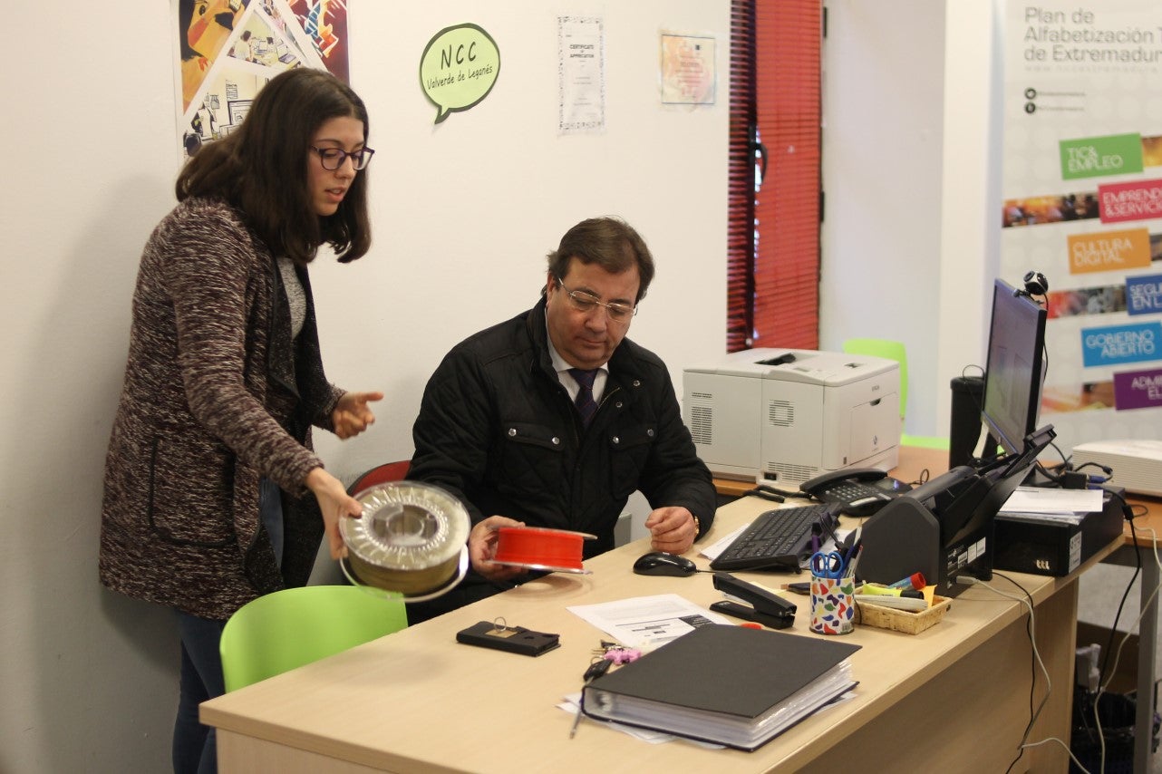 Imágenes de la presentación de la candidatura de Manolo Borrego a la alcaldía del ayuntamiento de Valverde, con la visita del presidente de la Junta, Guillermo Fernández Vara (08-02-2019)