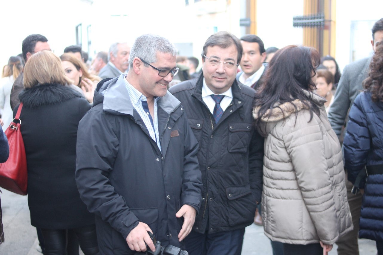 Imágenes de la presentación de la candidatura de Manolo Borrego a la alcaldía del ayuntamiento de Valverde, con la visita del presidente de la Junta, Guillermo Fernández Vara (08-02-2019)