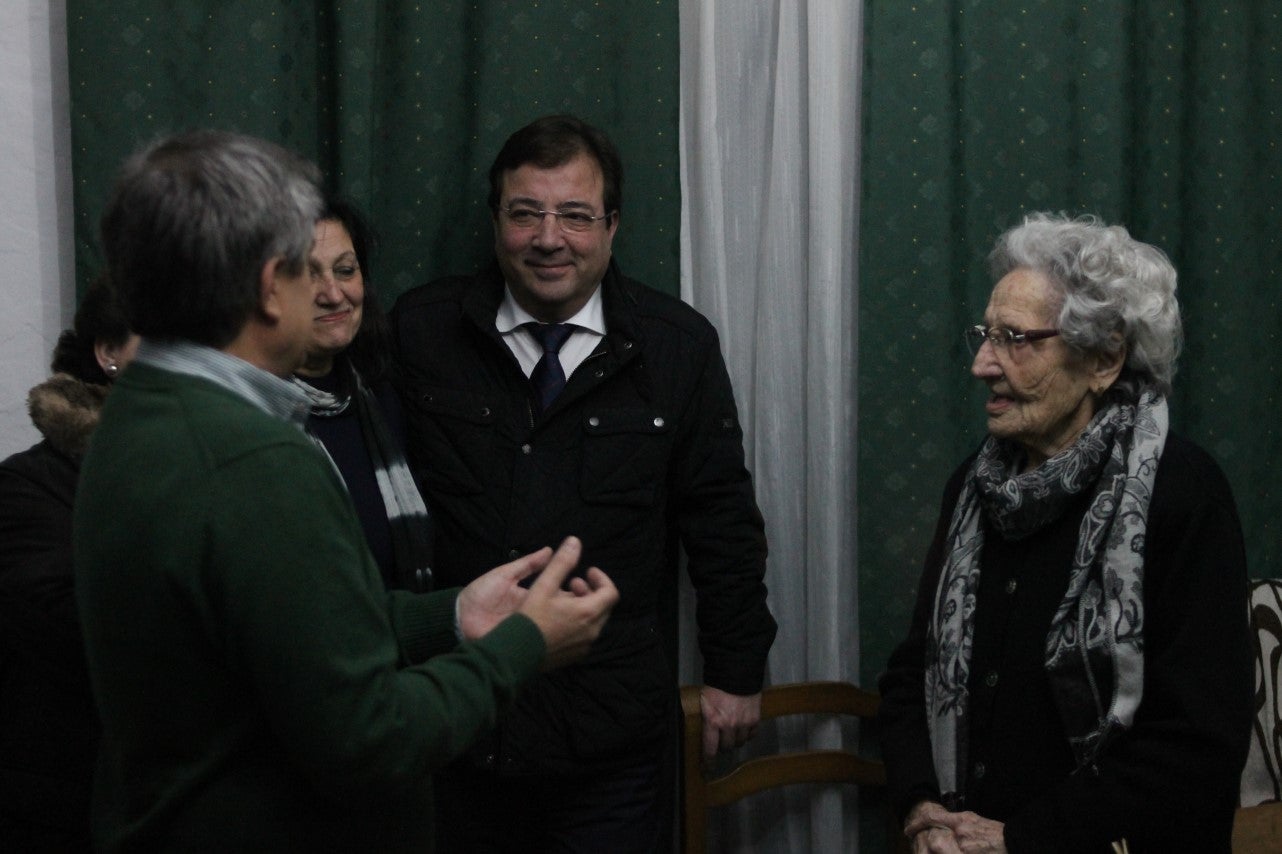Imágenes de la presentación de la candidatura de Manolo Borrego a la alcaldía del ayuntamiento de Valverde, con la visita del presidente de la Junta, Guillermo Fernández Vara (08-02-2019)