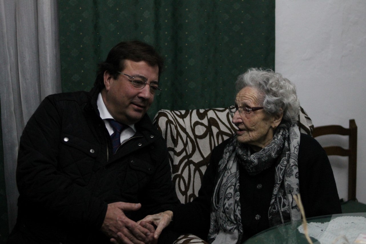 Imágenes de la presentación de la candidatura de Manolo Borrego a la alcaldía del ayuntamiento de Valverde, con la visita del presidente de la Junta, Guillermo Fernández Vara (08-02-2019)