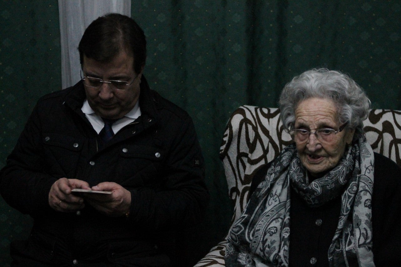 Imágenes de la presentación de la candidatura de Manolo Borrego a la alcaldía del ayuntamiento de Valverde, con la visita del presidente de la Junta, Guillermo Fernández Vara (08-02-2019)