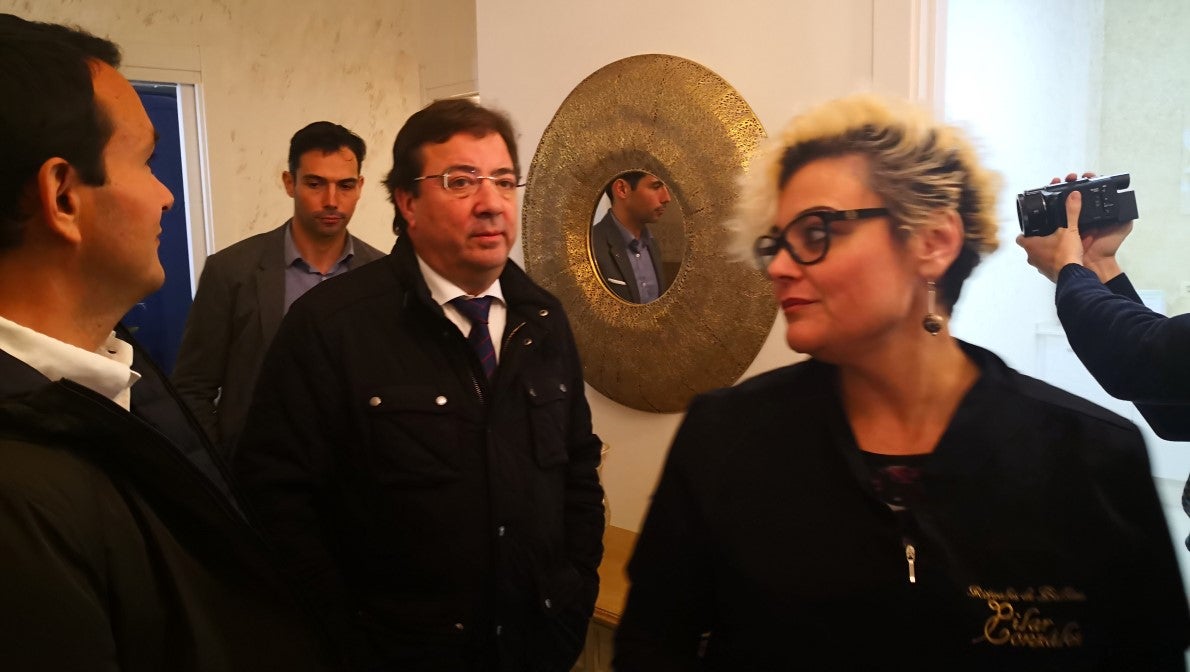 Imágenes de la presentación de la candidatura de Manolo Borrego a la alcaldía del ayuntamiento de Valverde, con la visita del presidente de la Junta, Guillermo Fernández Vara (08-02-2019)