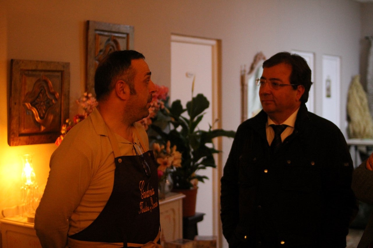 Imágenes de la presentación de la candidatura de Manolo Borrego a la alcaldía del ayuntamiento de Valverde, con la visita del presidente de la Junta, Guillermo Fernández Vara (08-02-2019)