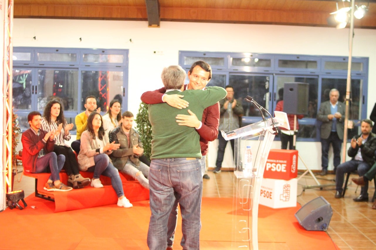 Imágenes de la presentación de la candidatura de Manolo Borrego a la alcaldía del ayuntamiento de Valverde, con la visita del presidente de la Junta, Guillermo Fernández Vara (08-02-2019)