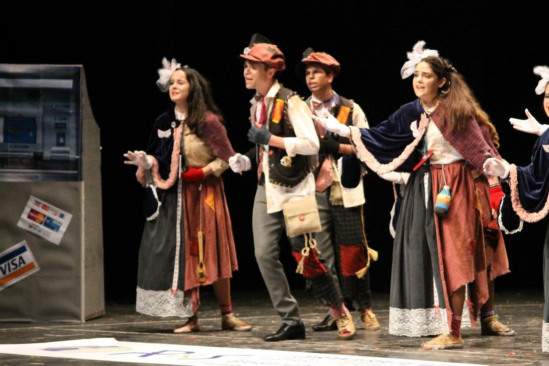Imágenes de la actuación de Los Nuevitos Flama en el Concurso de Murgas Joven de Badajoz en el Carnaval 2019 (23-02-2019)