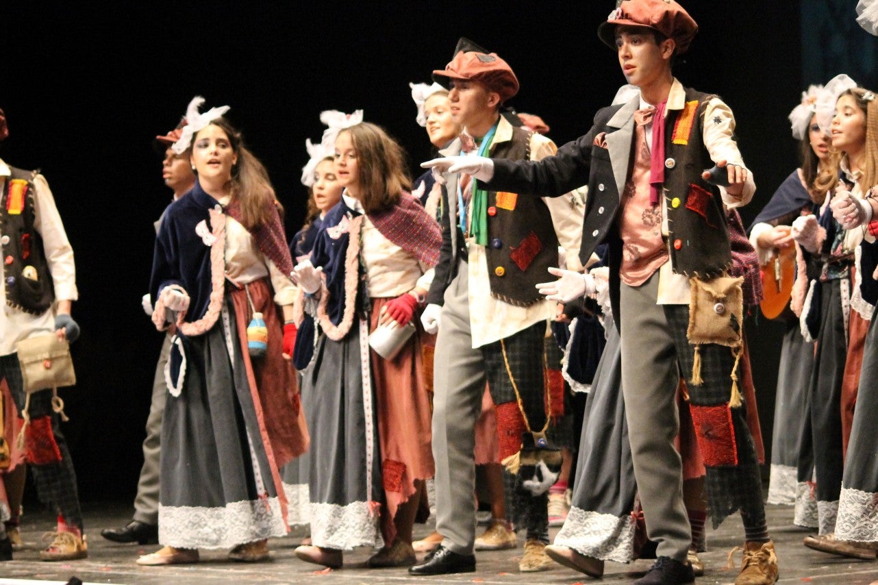 Imágenes de la actuación de Los Nuevitos Flama en el Concurso de Murgas Joven de Badajoz en el Carnaval 2019 (23-02-2019)