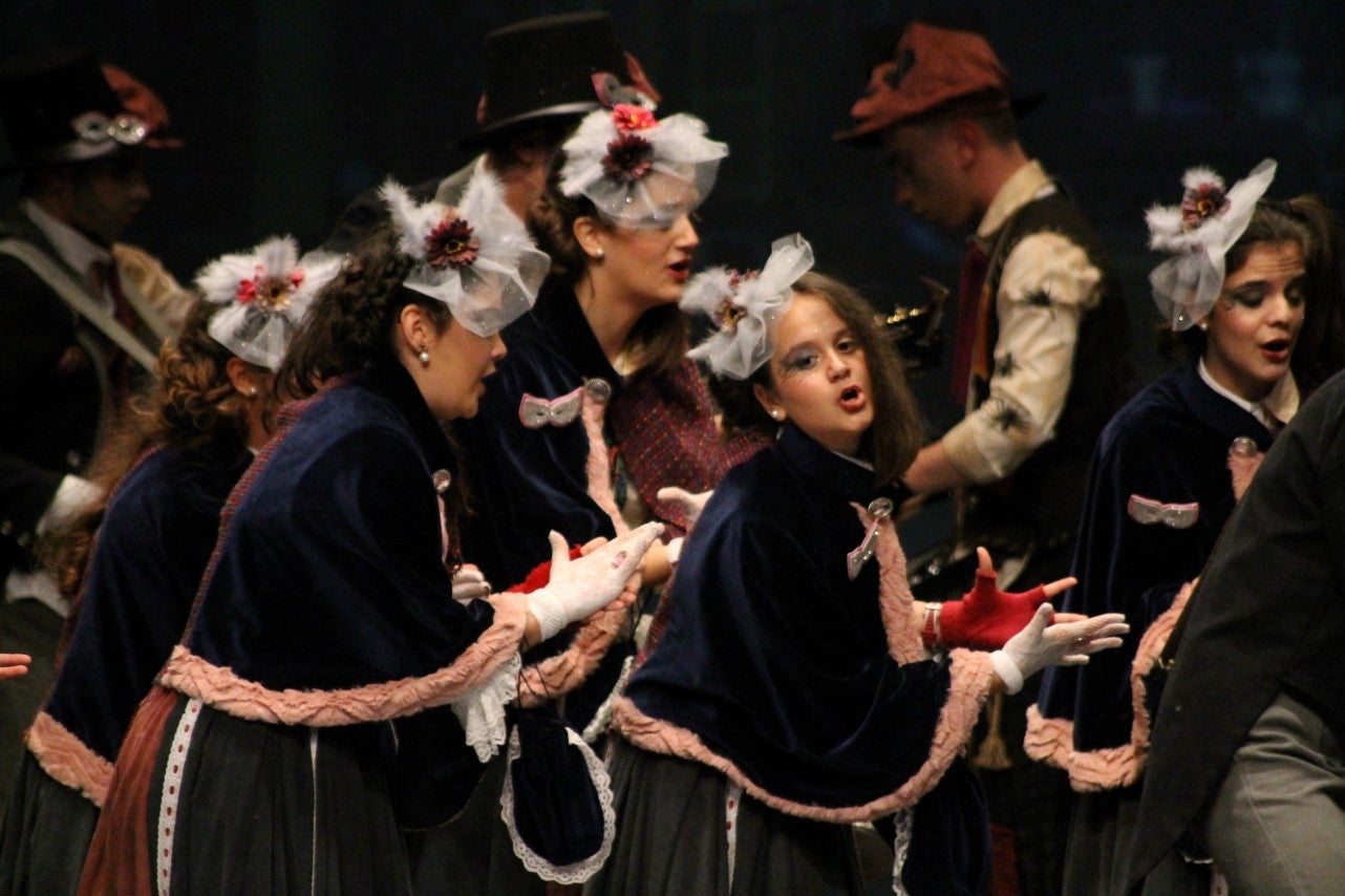 Imágenes de la actuación de Los Nuevitos Flama en el Concurso de Murgas Joven de Badajoz en el Carnaval 2019 (23-02-2019)