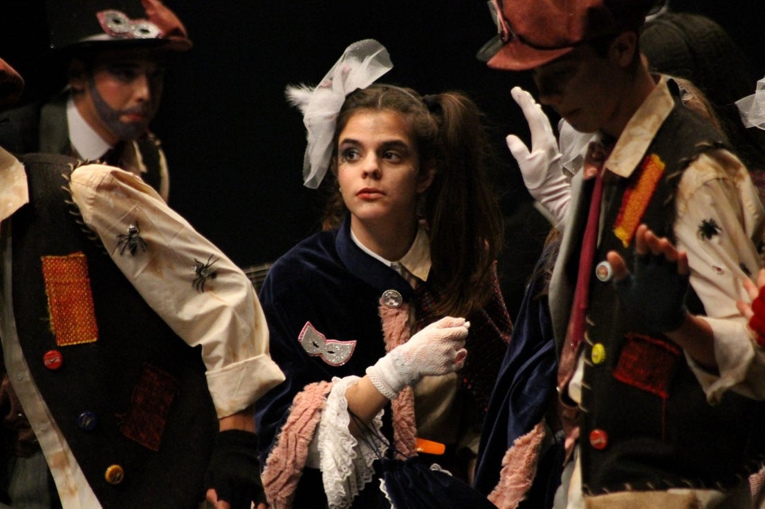 Imágenes de la actuación de Los Nuevitos Flama en el Concurso de Murgas Joven de Badajoz en el Carnaval 2019 (23-02-2019)