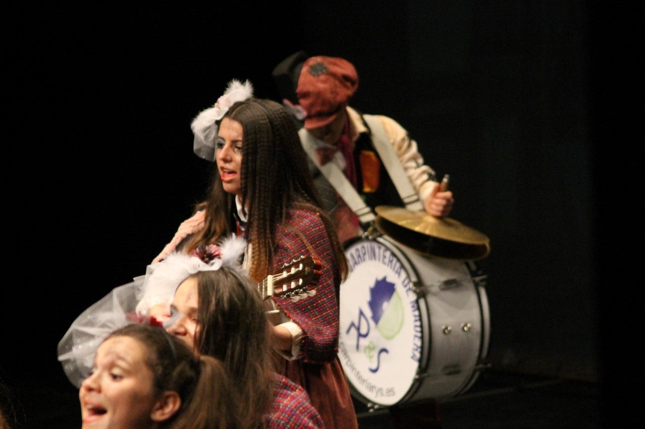 Imágenes de la actuación de Los Nuevitos Flama en el Concurso de Murgas Joven de Badajoz en el Carnaval 2019 (23-02-2019)