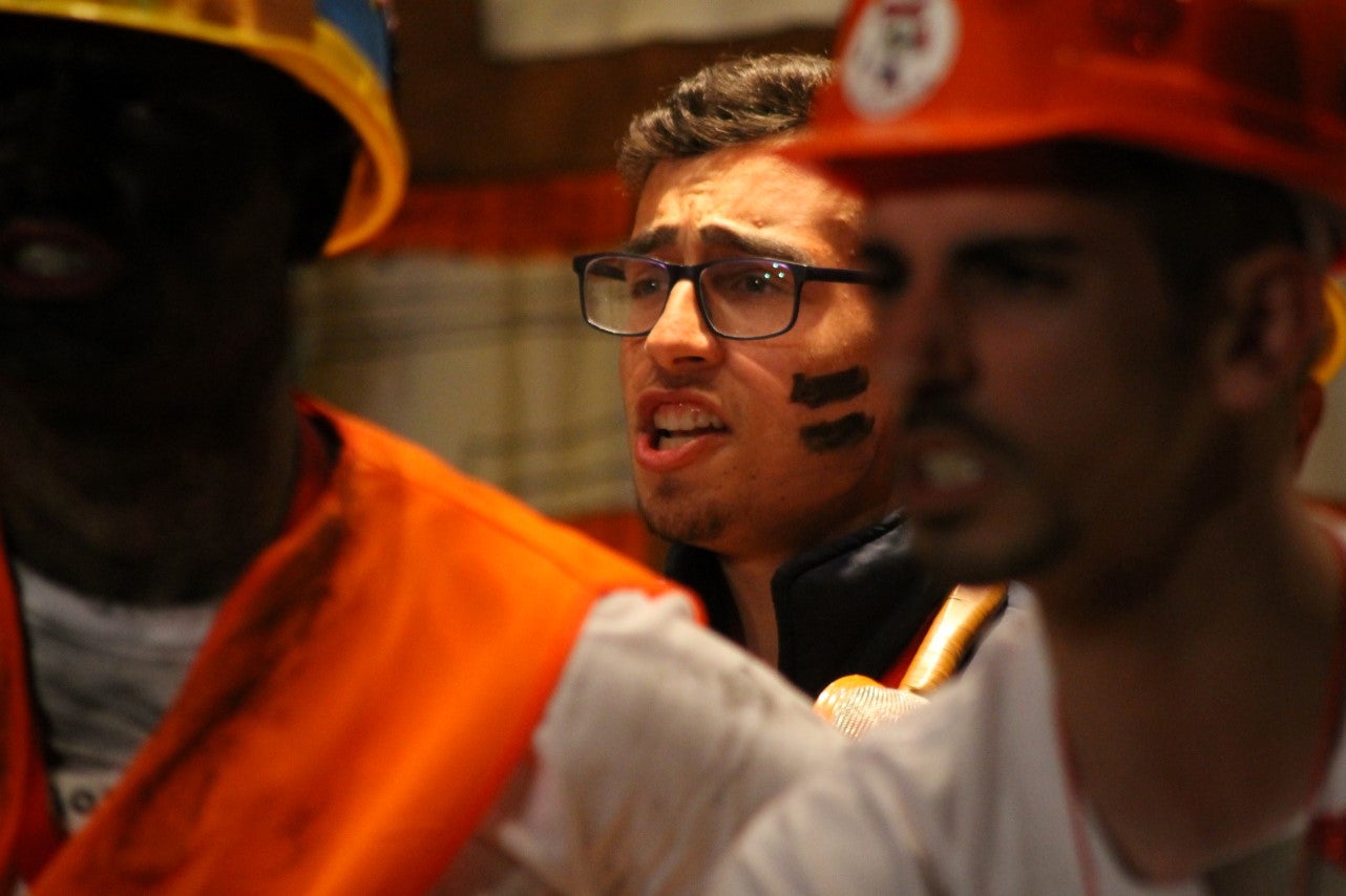 Actuación de Los Titiriteros en el Concurso de Murgas del Carnaval de Valverde de Leganés 2019 (01-03-2019)