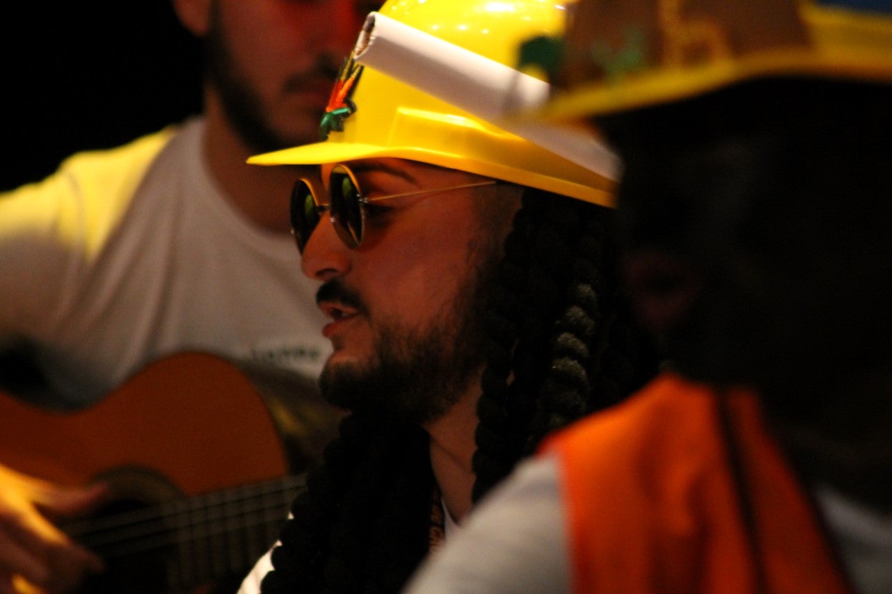 Actuación de Los Titiriteros en el Concurso de Murgas del Carnaval de Valverde de Leganés 2019 (01-03-2019)