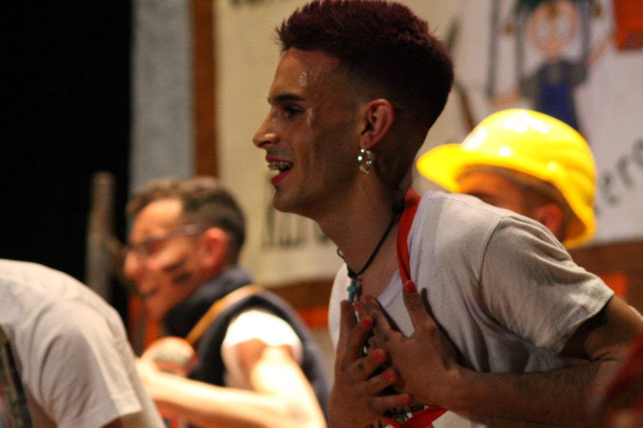 Actuación de Los Titiriteros en el Concurso de Murgas del Carnaval de Valverde de Leganés 2019 (01-03-2019)