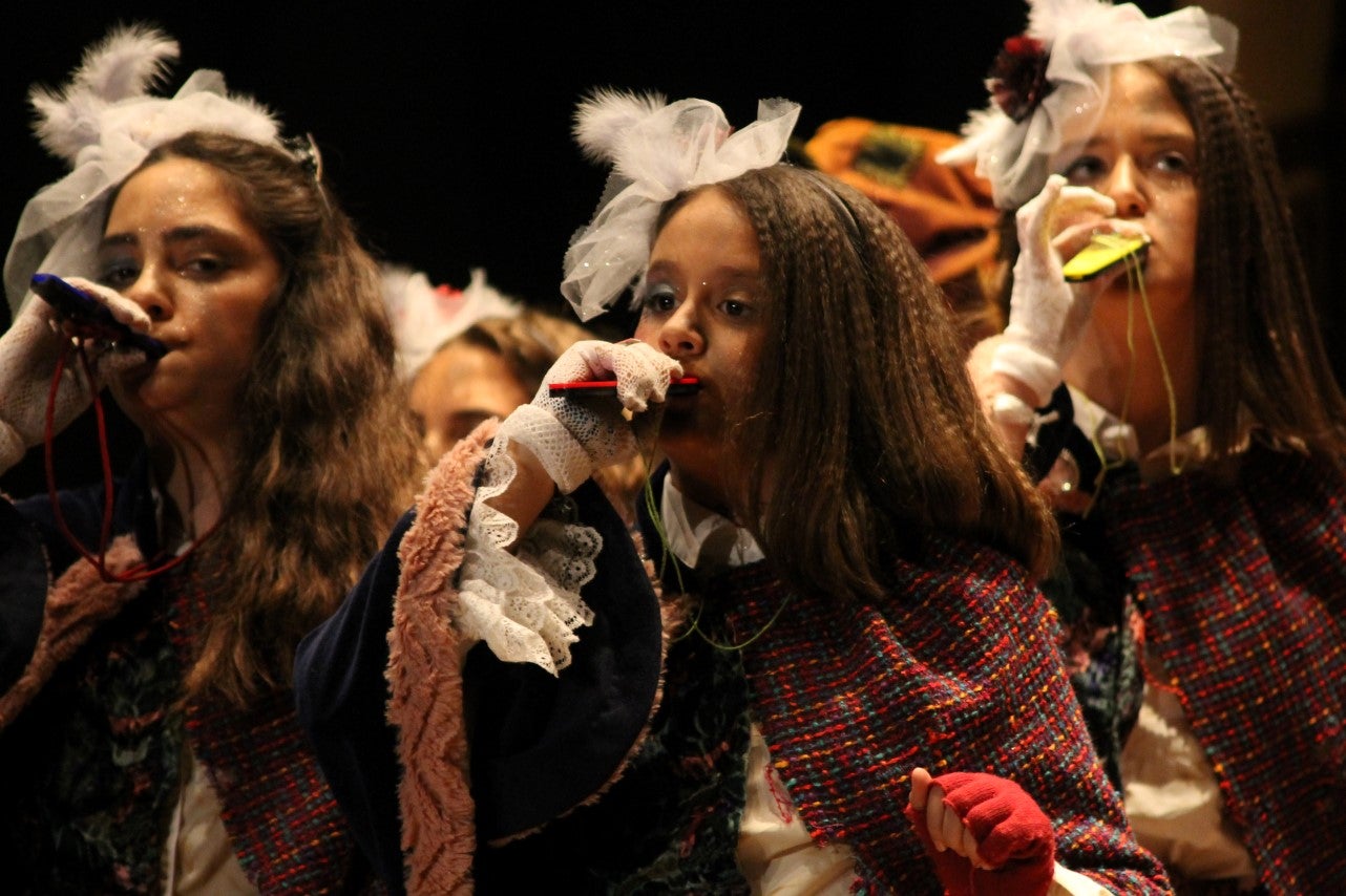 Actuación de Los Nuevitos Flama en el Concurso de Murgas del Carnaval de Valverde de Leganés 2019 (01-03-2019)