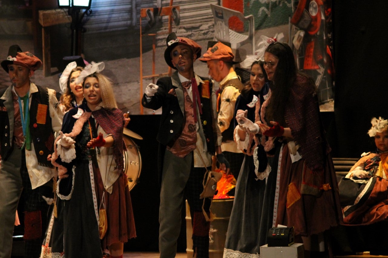 Actuación de Los Nuevitos Flama en el Concurso de Murgas del Carnaval de Valverde de Leganés 2019 (01-03-2019)