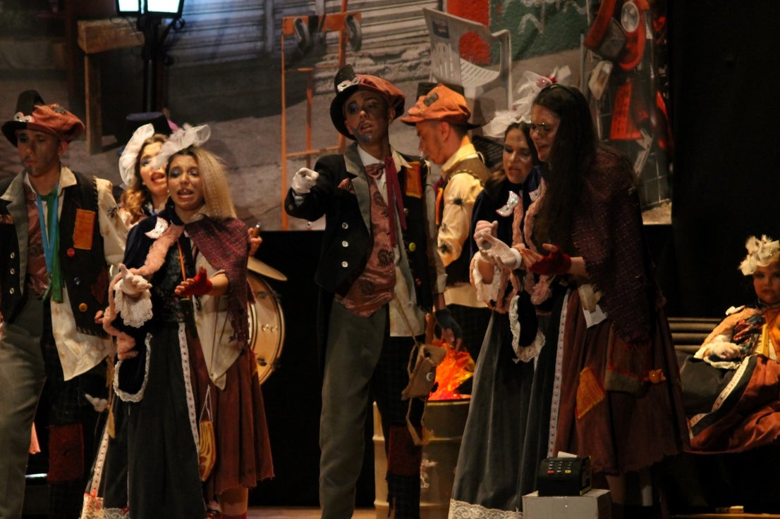 Actuación de Los Nuevitos Flama en el Concurso de Murgas del Carnaval de Valverde de Leganés 2019 (01-03-2019)