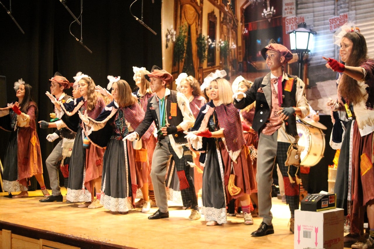 Actuación de Los Nuevitos Flama en el Concurso de Murgas del Carnaval de Valverde de Leganés 2019 (01-03-2019)