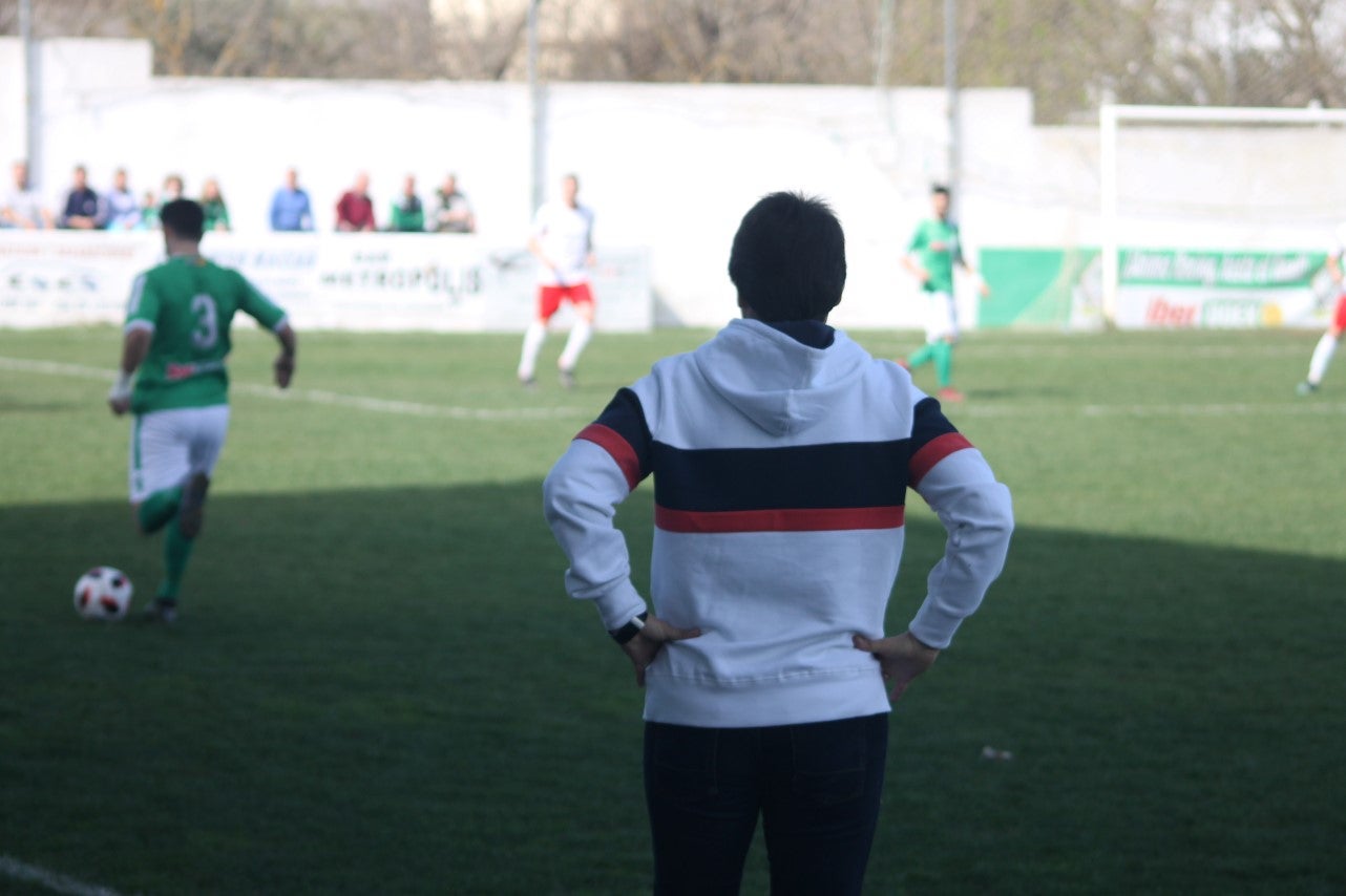 Imágenes del encuentro correspondiente a la vigesimoséptima jornada de liga de Tercera División disputado en el Municipal de San Roque, que acabó 3-2 (03-03-2019)