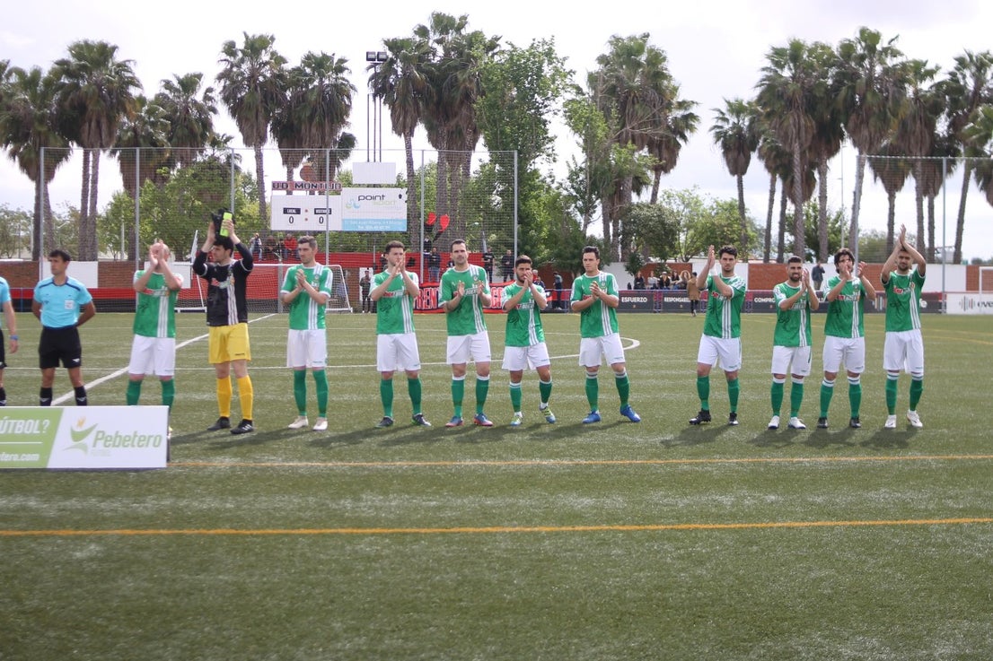 Algunas imágenes del encuentro de la 34ª jornada de Tercera División disputado en Montijo, y que finalizó con empate a uno (18-04-2019)