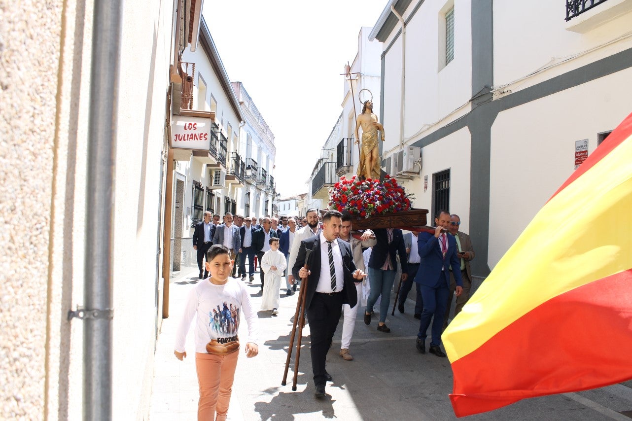 Imágenes de la celebración del Domingo de Resurrección con el que se ha dado por finalizada la Semana Santa en Valverde de Leganés (21-04-2019)