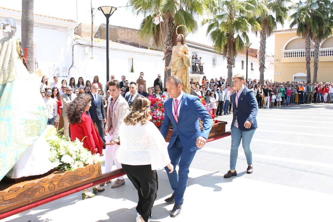 Imágenes de la celebración del Domingo de Resurrección con el que se ha dado por finalizada la Semana Santa en Valverde de Leganés (21-04-2019)