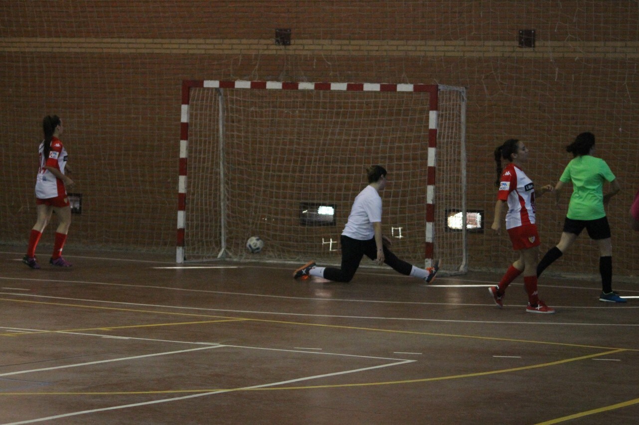 Algunas imágenes del encuentro femenino que enfrentó al equipo de Valverde y Almendral con el Santa Teresa en el pabellón polideportivo (28-05-2019)