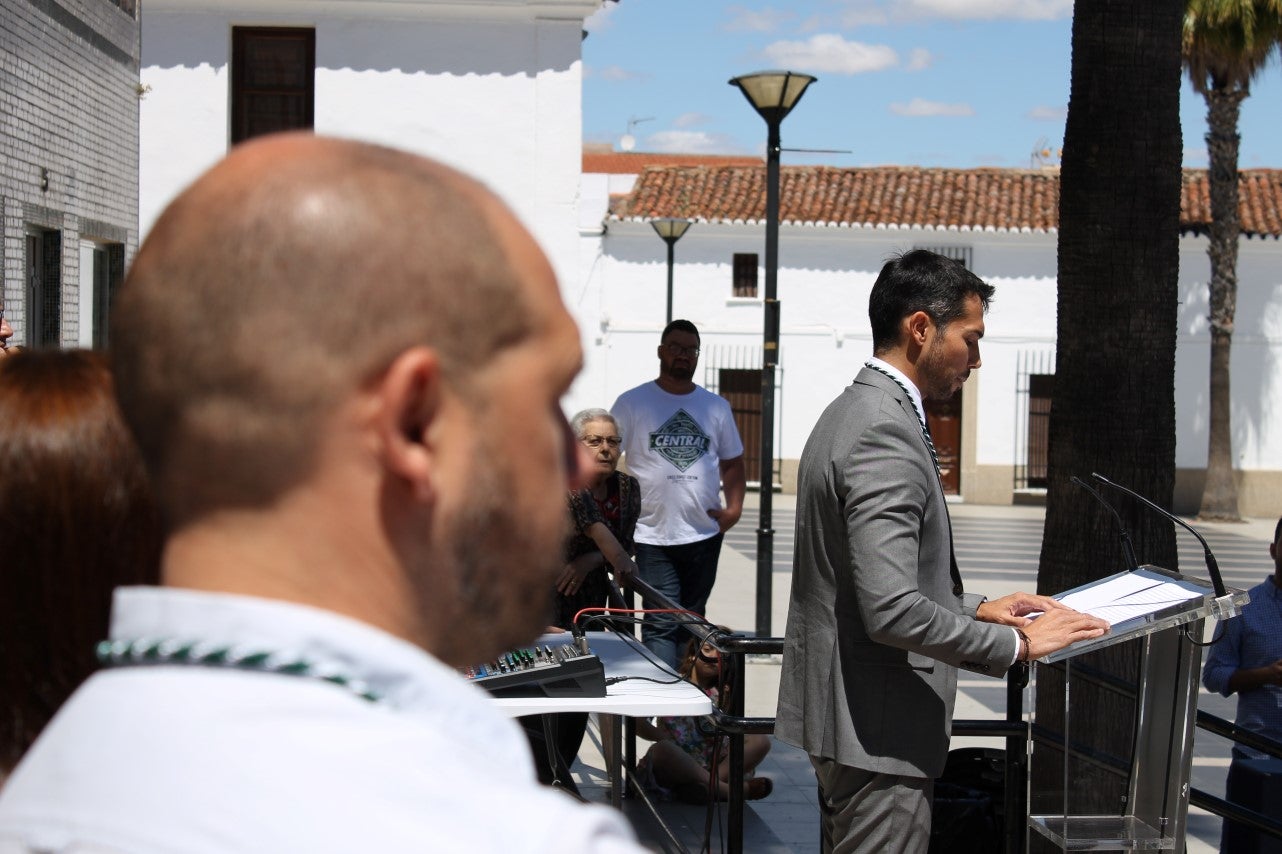 Imágenes del acto de investidura de Manuel Borrego como nuevo alcalde del Ayuntamiento de Valverde de Leganés (15-06-2019)