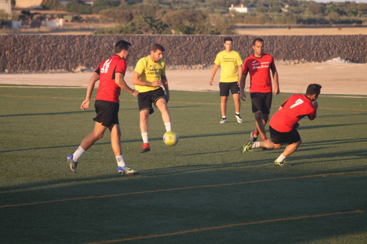 Algunas imágenes de la final y el tercer y cuarto puesto del torneo de verano de fútbol 7 disputado en Valverde de Leganés (01-08-2019)