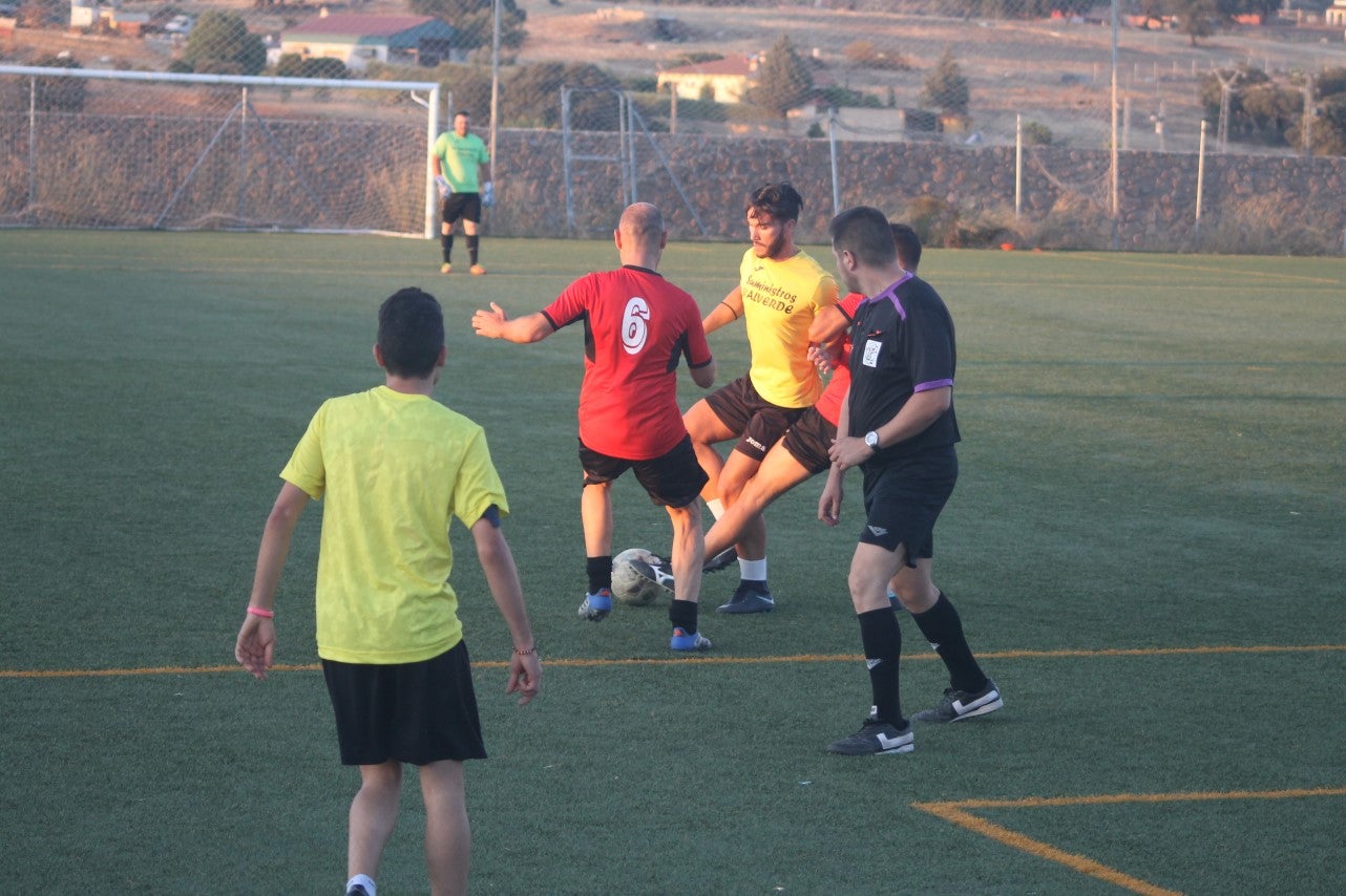 Algunas imágenes de la final y el tercer y cuarto puesto del torneo de verano de fútbol 7 disputado en Valverde de Leganés (01-08-2019)