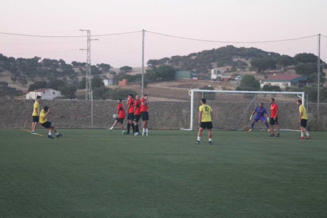 Algunas imágenes de la final y el tercer y cuarto puesto del torneo de verano de fútbol 7 disputado en Valverde de Leganés (01-08-2019)