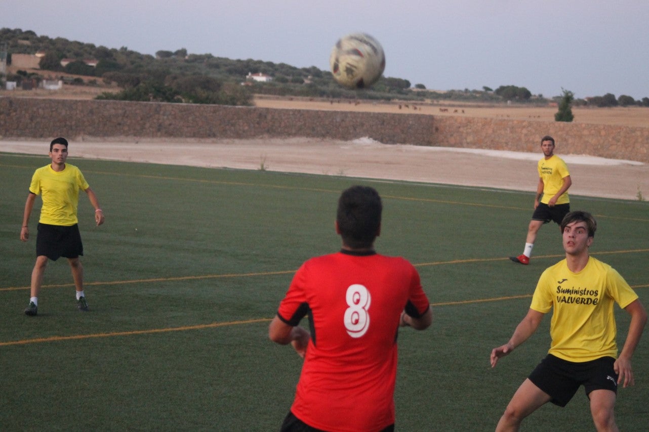 Algunas imágenes de la final y el tercer y cuarto puesto del torneo de verano de fútbol 7 disputado en Valverde de Leganés (01-08-2019)