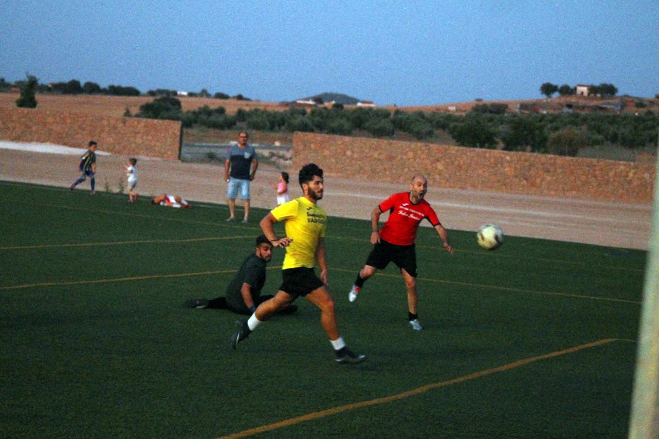 Algunas imágenes de la final y el tercer y cuarto puesto del torneo de verano de fútbol 7 disputado en Valverde de Leganés (01-08-2019)
