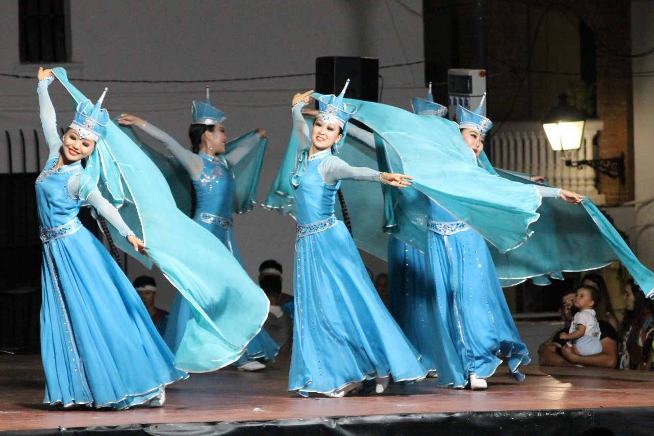 Algunas imágenes de las actuaciones de la 33ª Edición del Festival Folklórico de los Pueblos del Mundo de Extremadura (05-08-2019)
