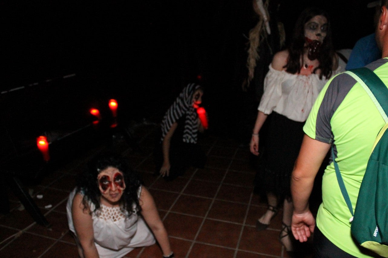 Algunas imágenes del pasaje del terror de la Ruta Nocturna 'La Diabla' (14-08-2019)
