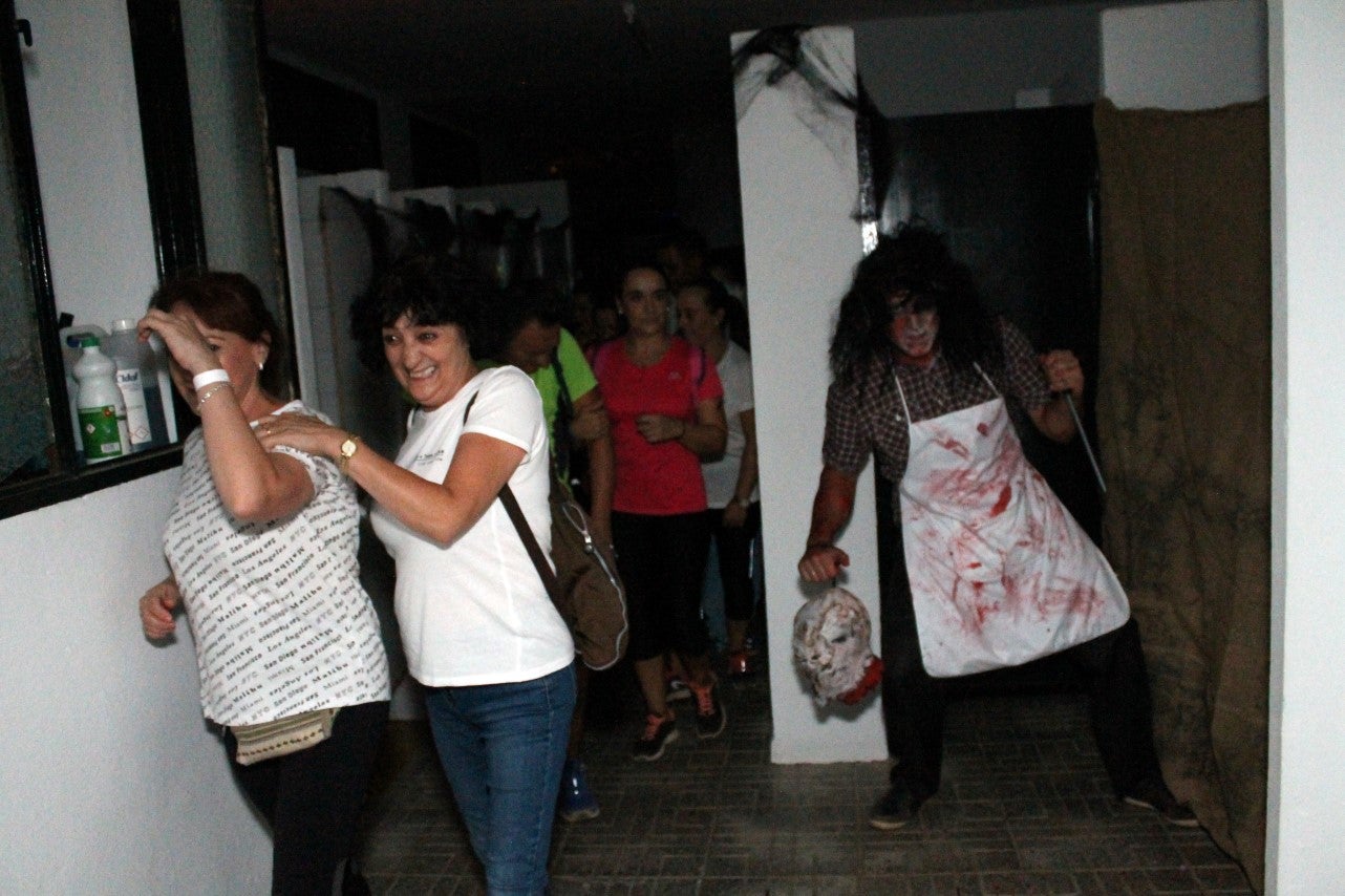 Algunas imágenes del pasaje del terror de la Ruta Nocturna 'La Diabla' (14-08-2019)