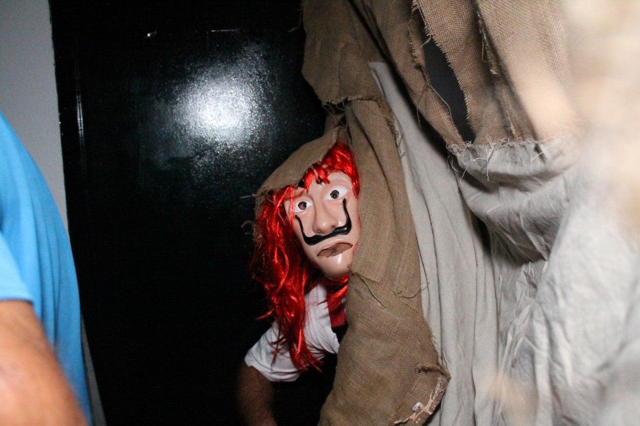 Algunas imágenes del pasaje del terror de la Ruta Nocturna 'La Diabla' (14-08-2019)