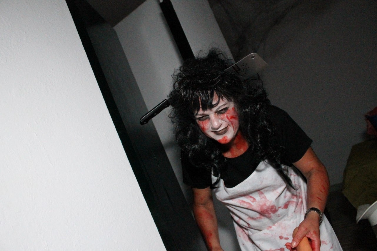 Algunas imágenes del pasaje del terror de la Ruta Nocturna 'La Diabla' (14-08-2019)