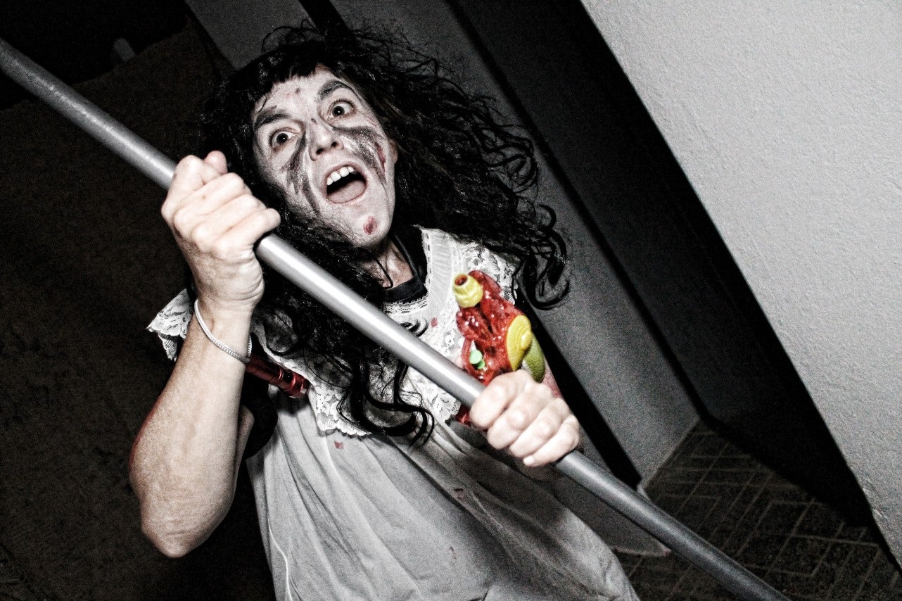 Algunas imágenes del pasaje del terror de la Ruta Nocturna 'La Diabla' (14-08-2019)