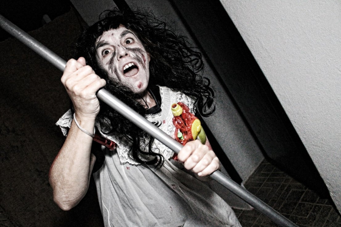 Algunas imágenes del pasaje del terror de la Ruta Nocturna 'La Diabla' (14-08-2019)