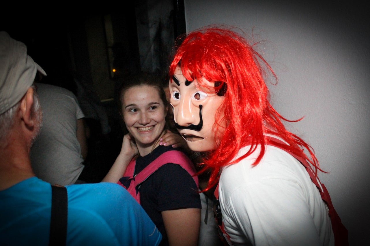 Algunas imágenes del pasaje del terror de la Ruta Nocturna 'La Diabla' (14-08-2019)