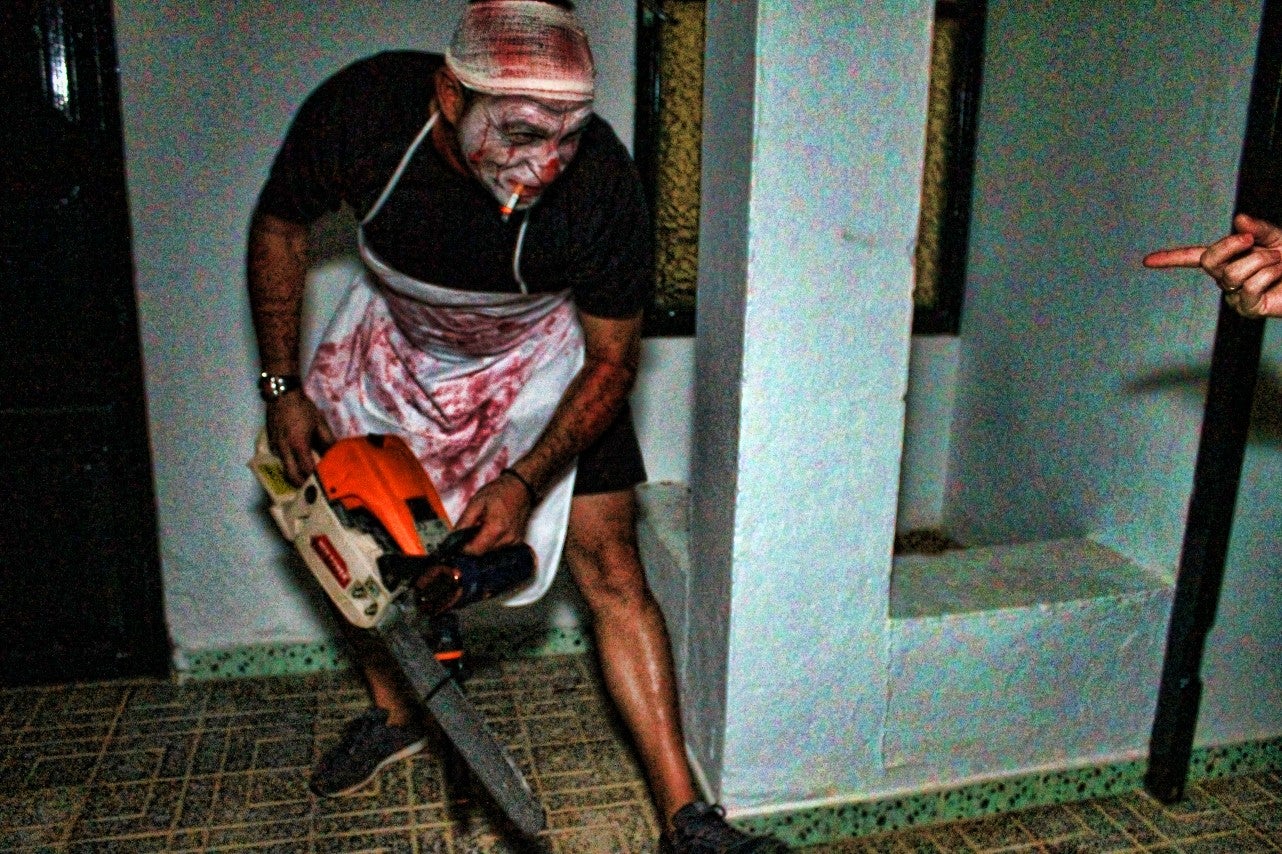 Algunas imágenes del pasaje del terror de la Ruta Nocturna 'La Diabla' (14-08-2019)