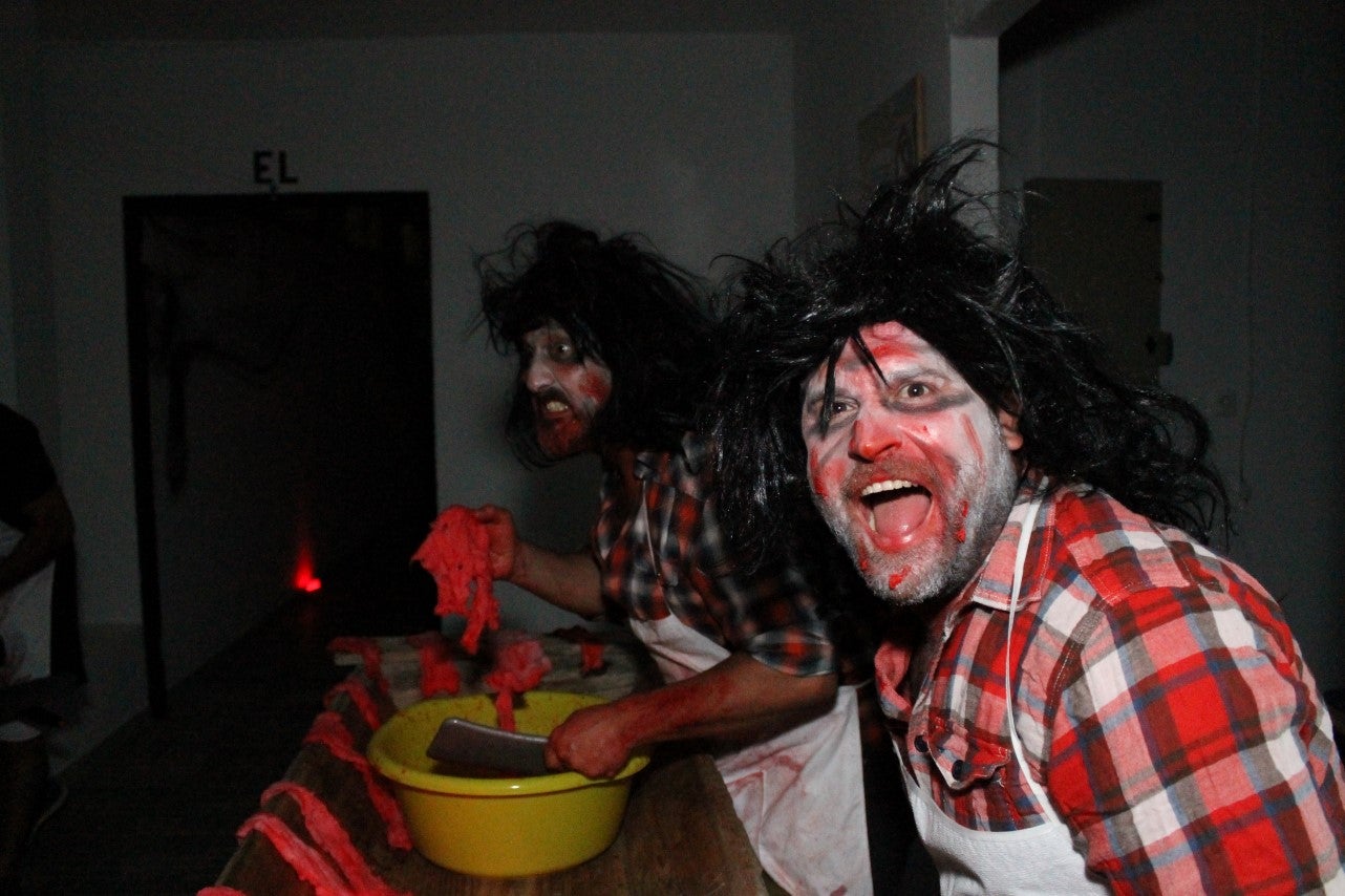 Algunas imágenes del pasaje del terror de la Ruta Nocturna 'La Diabla' (14-08-2019)