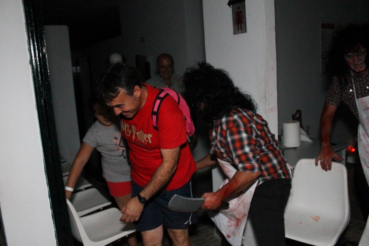 Algunas imágenes del pasaje del terror de la Ruta Nocturna 'La Diabla' (14-08-2019)