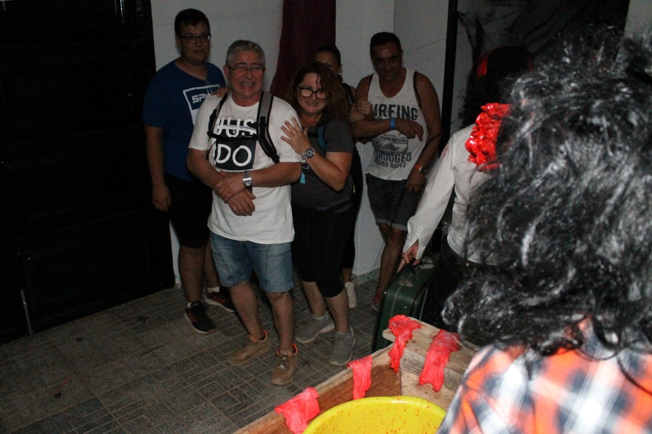 Algunas imágenes del pasaje del terror de la Ruta Nocturna 'La Diabla' (14-08-2019)