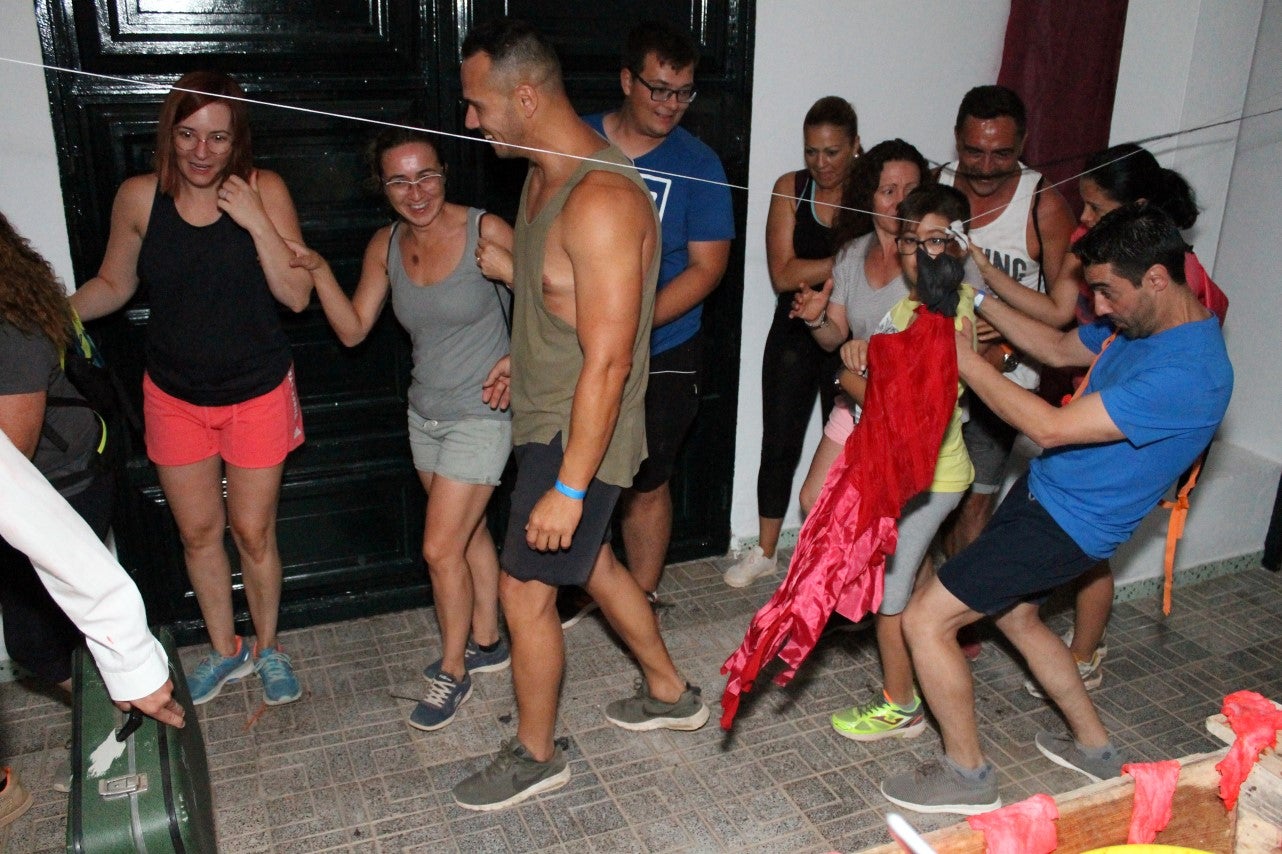 Algunas imágenes del pasaje del terror de la Ruta Nocturna 'La Diabla' (14-08-2019)