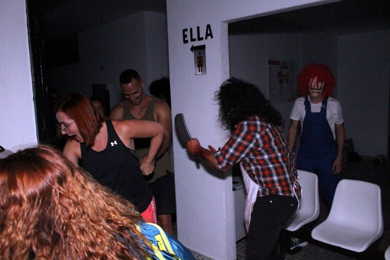 Algunas imágenes del pasaje del terror de la Ruta Nocturna 'La Diabla' (14-08-2019)