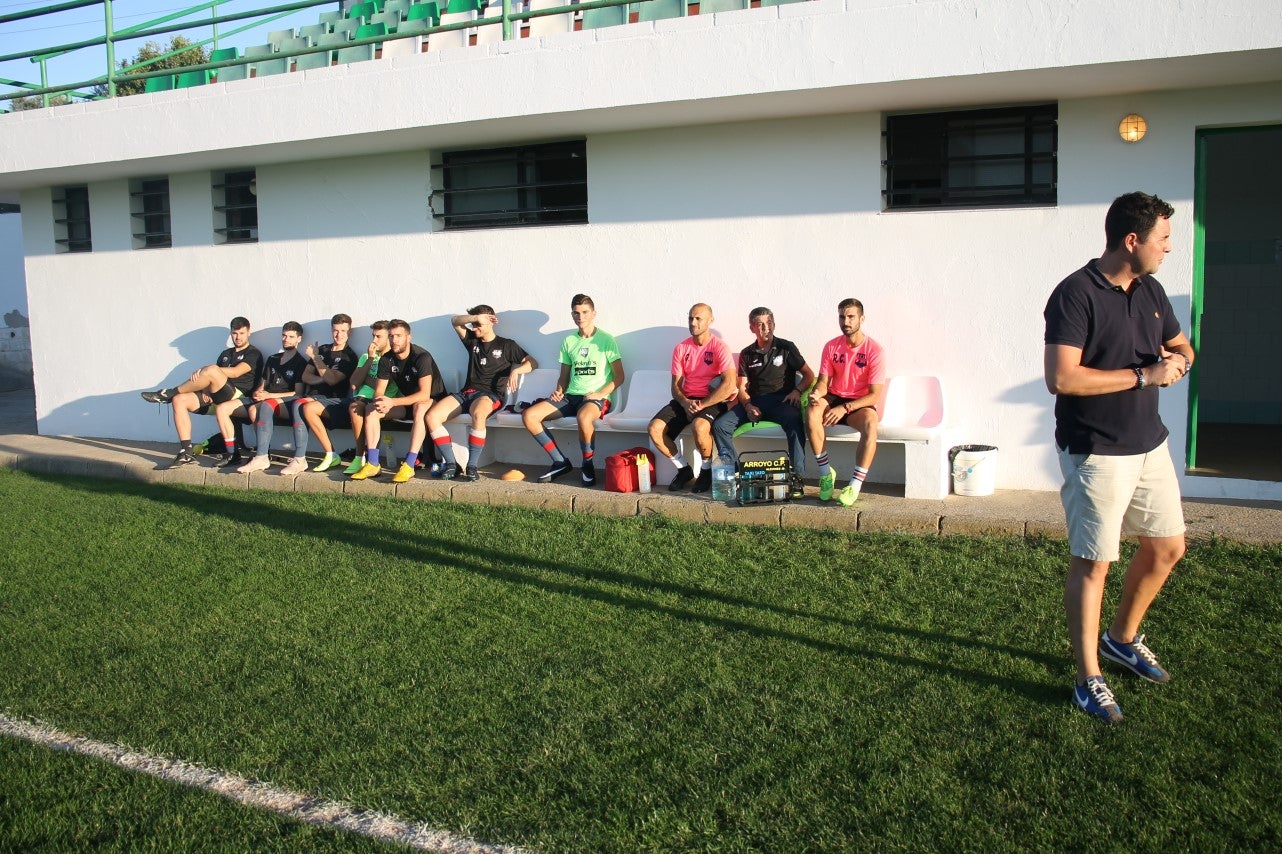 Imágenes de la semifinal de la Copa Federación que han jugado Racing Valverdeño y Arroyo en el Municipal de San Roque y que finalizó con 0-1 (18-08-2019)