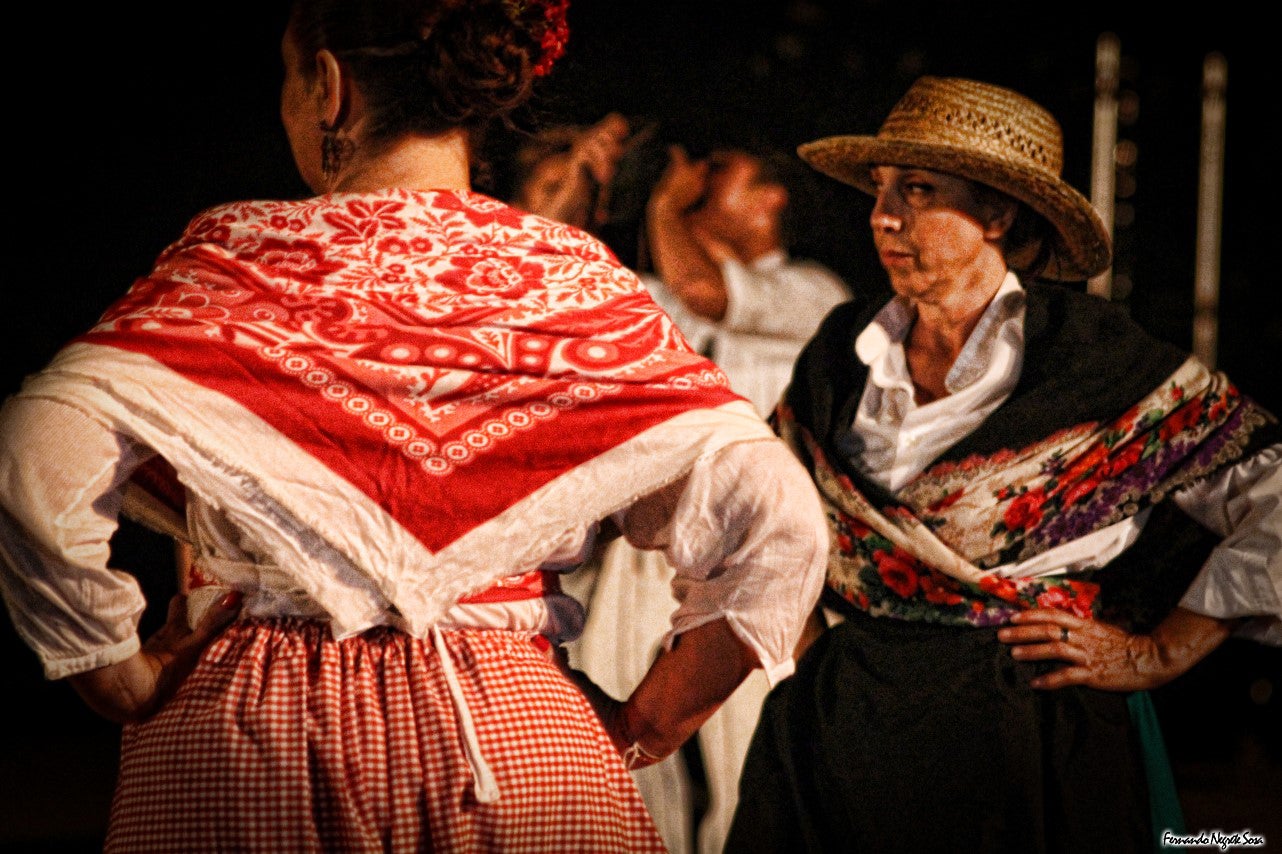 Imágenes del espectáculo de la Fuga de la Diabla celebrado en Valverde de Leganés (17-08-2019)
