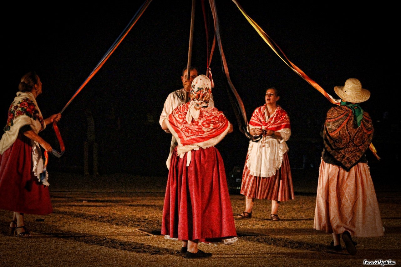 Imágenes del espectáculo de la Fuga de la Diabla celebrado en Valverde de Leganés (17-08-2019)