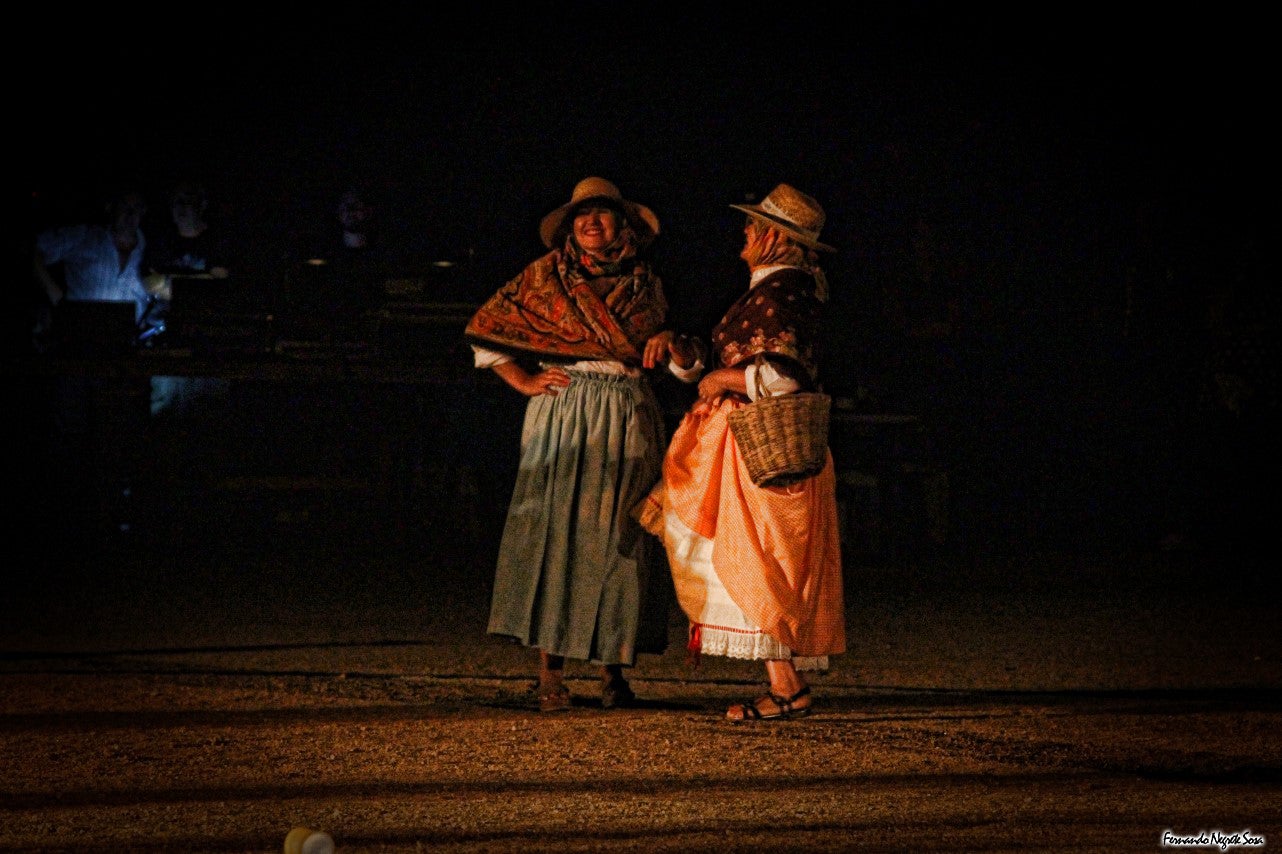 Imágenes del espectáculo de la Fuga de la Diabla celebrado en Valverde de Leganés (17-08-2019)