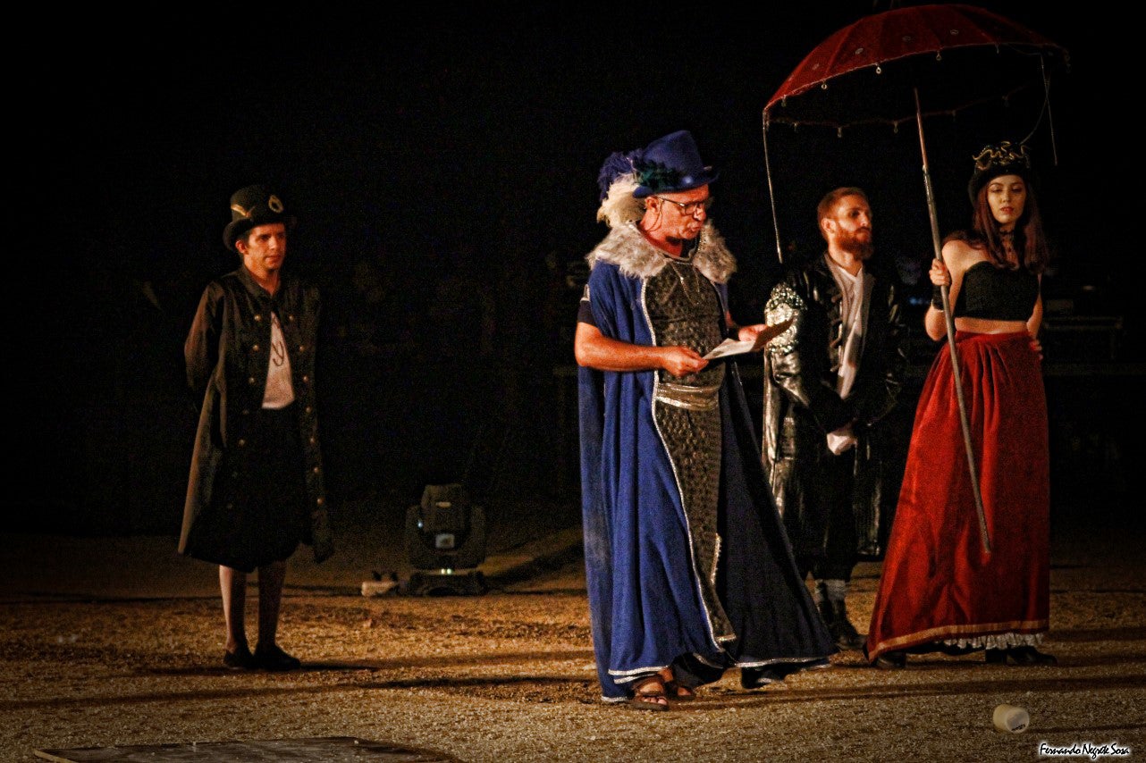 Imágenes del espectáculo de la Fuga de la Diabla celebrado en Valverde de Leganés (17-08-2019)